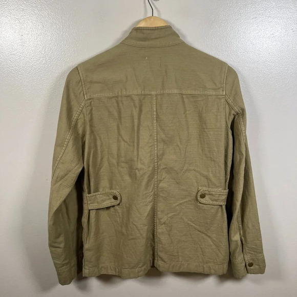 J. Crew Garment-Dyed Military Jacket Size Small Utility Field Travel Green - Picture 2 of 12